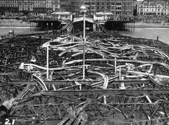 Pier fire aftermath 1917